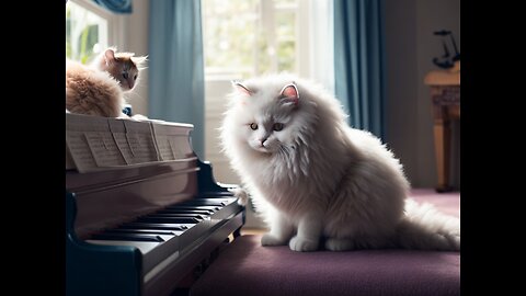 Musician cat