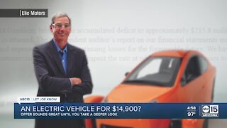 An electric vehicle for $14,900?