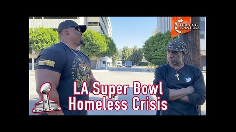 Los Angeles Covered Up The Homeless Crisis For The Super Bowl!!