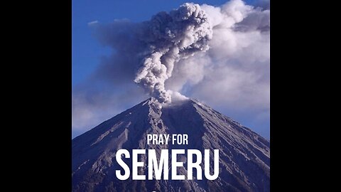 Mount Semeru in Indonesia erupted