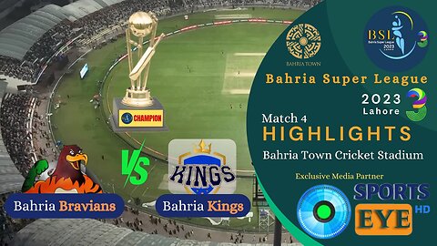 Match 4 | Highlights | Bahria Kings VS Bahria Bravians | Bahria Super League 2023 | Season 3 |