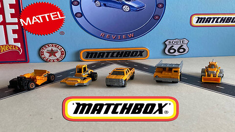 2023 Matchbox Construction 5 Pack