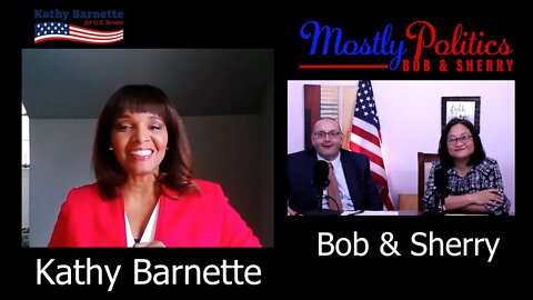 Kathy Barnette (R) Candidate for US Senate in Pennsylvania Full interview April 27 2022