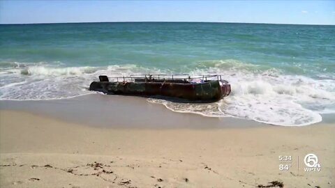 'Makeshift raft' washes ashore on Singer Island, police say