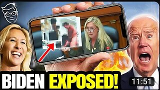 MTG RIPS Open Hunters Laptop For Photo PROOF Of Biden Sex Crimes LIVE On TV Dems SCREAM Cut Mic