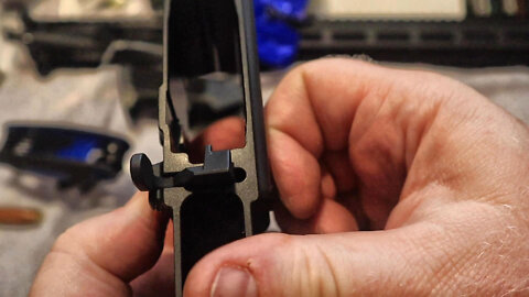 How to build an AR15 Installing the bolt catch