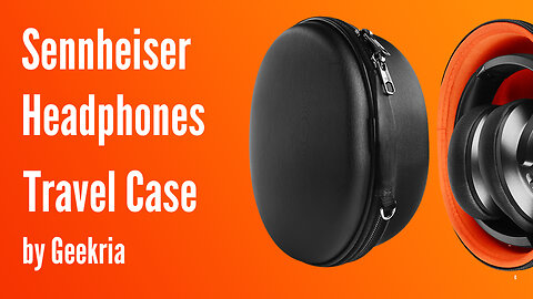 Sennheiser Gaming Over-Ear Headphones Travel Case, Hard Shell Headset Carrying Case | Geekria
