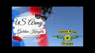 See The US Army Golden Knights Parachute Team Landing At San Antonio Country Club #goldenknights