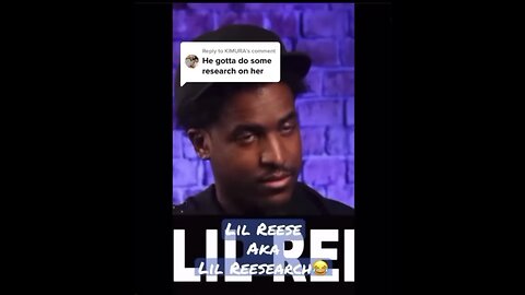 Lil Reese aka lil research 😂