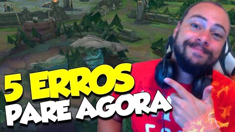 *5 PIORES ERROS DA SOLOQ* EVITE FAZER ISSO NAS SUAS RANKEADAS!