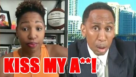 Stephen A FIRES BACK after Monica McNutt ARGUMENT on Caitlin Clark with KISS MY A** on First Take!