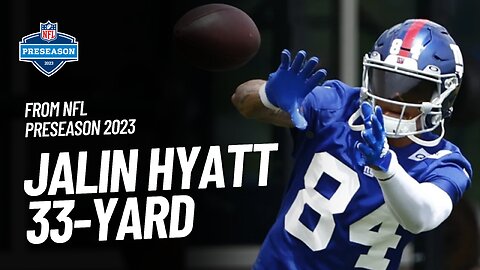 Jalin Hyatt 33-Yard TD! | NFL