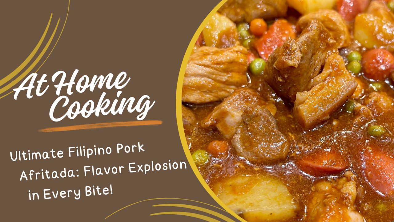 Delicious Filipino Pork Afritada Recipe with Tomato Paste, Chicken