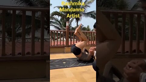 Rashmika Mandanna Hot Workout #viral #rashmikamandanna