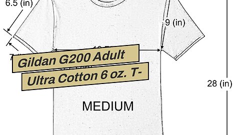 Gildan G200 Adult Ultra Cotton 6 oz. T-Shirt