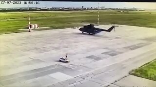 Mi-26 Helicopter Crashes into a Pole