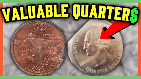 RARE ERROR QUARTERS WORTH MONEY - VALUABLE COINS FOUND IN POCKET CHANGE!!!