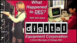 Computer History: DEC Digital Equipment Corp. Tech Archives Short Montage, PDP, VAX VMS HP