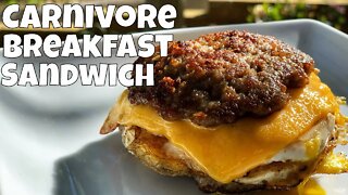 Carnivore Breakfast Sandwich Recipe | Carnivore Diet