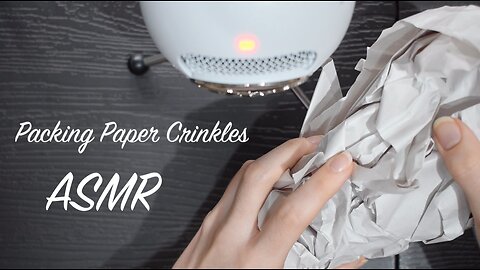 ASMR Intense Crinkle Sounds | Packing Paper | (No Talking)