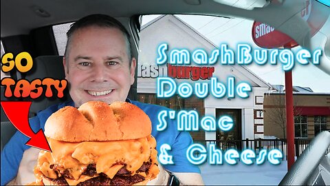 SmashBurger NEW! DOUBLE S’MAC & CHEESE BURGER Review!!!