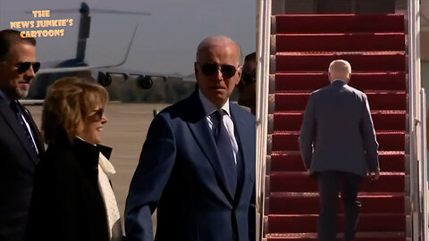 Media: "Your family coming with you?" Biden: "Just 2 of my family members hadn't been there." Media: "Perfect."