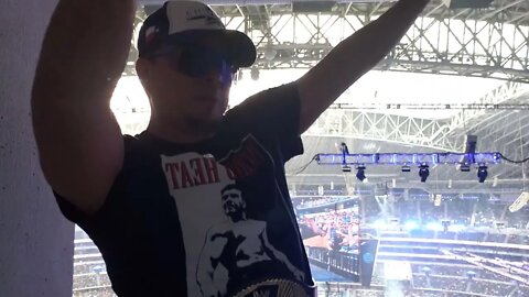 Legal Latino Heat Having The best time of his life at Wrestlemania 38 so happy to be here 2 nights