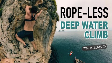 - Deep Water Soloing - 85ft - Beautiful Thailand