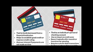 What is the What is the difference between debit card and credit card?