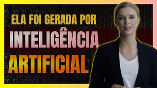 Conheça a primeira APRESENTADORA DE TV feita totalmente por INTELIGÊNCIA ARTIFICIAL