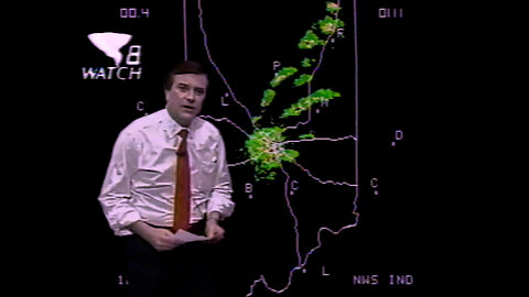 March 27, 1991 - WISH Weather Bulletins During '48 Hours' (Cliff Nicholson)