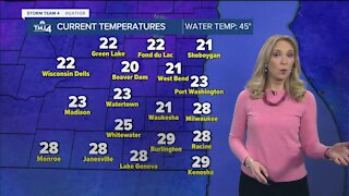 Sunshine returns Wednesday with temps in the 30s