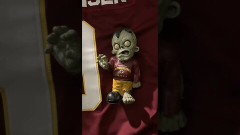 My REDSKINS Zombie l happy October Halloween 🎃 #shorts #nfl 👻