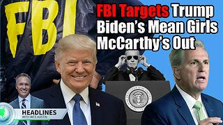 FBI Targets Trump Supporters; McCarthy Ousted as Speaker; Biden Mean Girls Tweet; Free Speech Case