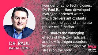 Ep. 412 - Hydrogen Water Helps Heal the Gut and Stimulate Proper Cell Function - Dr. Paul Barattiero