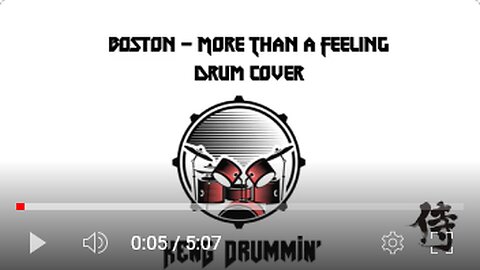 Boston More Than A Feeling KenG Drum Cover