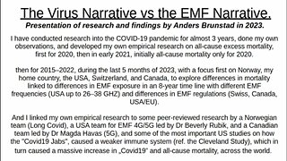 Part 1 - The Virus Narrative vs The 5G EMF Microwave Radiation Narrative!