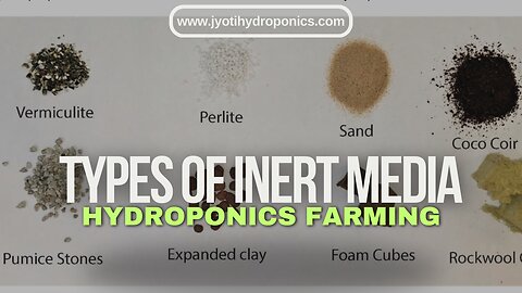 7. Types of Inert Media used in Hydroponics(Jyoti Hydroponics Farm)