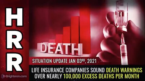 🔥🔥 SITUATION UPDATE, 01/03/21 - LIFE INSURANCE COMPANIES SOUND DEATH WARNINGS...