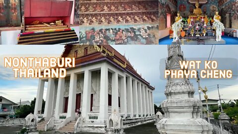 Wat Ko Phaya Cheng - Mon Temple in Nonthaburi and Riverside Community