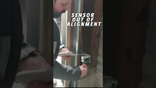 Garage Door Sensor out of Alignment | Quick fix
