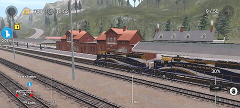 Trainz Simulator 3 - Rocky Mountains passenger train