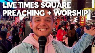 NEW YORK TIMES SQUARE STREET PREACHING