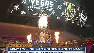 U.S. Army looking into choice of name for hockey team in Las Vegas