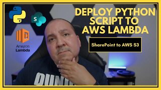Deploy Python Script To AWS Lambda with Trigger