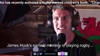 James Hook's earliest memory of playing rugby