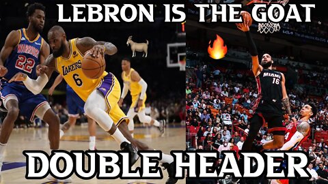 LEBRON GOES FOR 56! Lakers vs Warriors / Heat vs 76ers Full Game Highlights REACTION