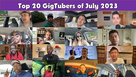 Top 20 GigTubers of July 2023