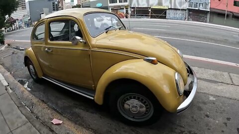 Sunday drive w/ 1972 Volkswagen Beetle 1500cc - Brazilian Model. #gopro #hero10 #timewarp