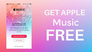 How to get Apple Music for free ;(2024)